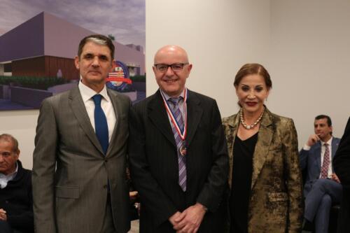 HOL Chairman Dr. Mike Ahmar, Dr. Moise Khayrallah, and HOL Secretary of the Board Amira Mattar