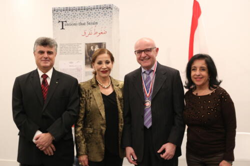 BOD members Mr. Ferris Wehbe and Ms. Amira Mattar, Dr. Moise Khayrallah,and HOL CFO Wafa Hoballah.